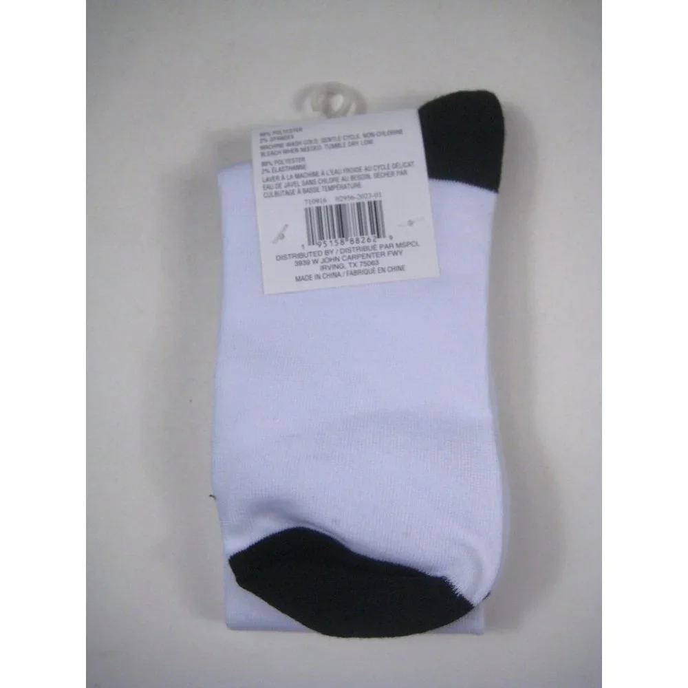 Men Pride Knee High Socks Adult One Size 1 Pair Rainbow Polyester